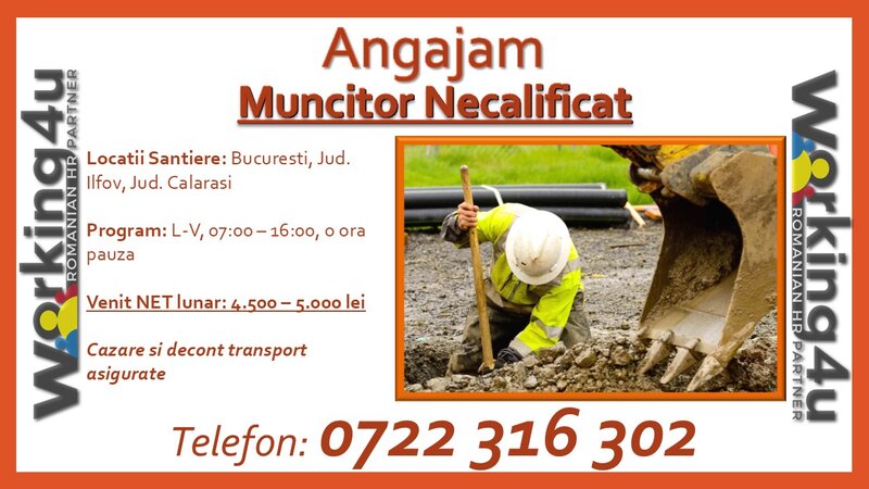 Muncitor necalificat.